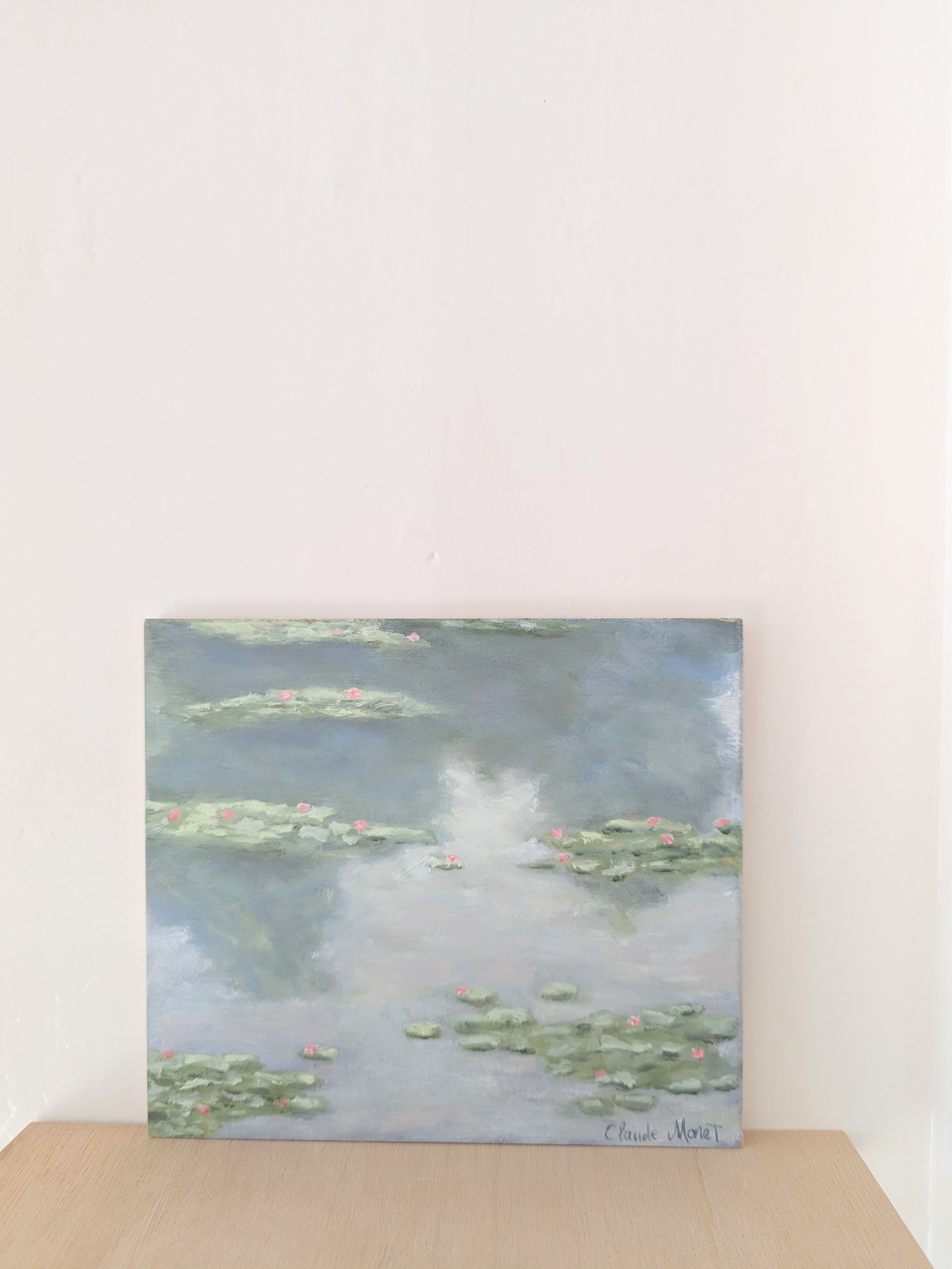 Waterlelies naar schilderij van Monet